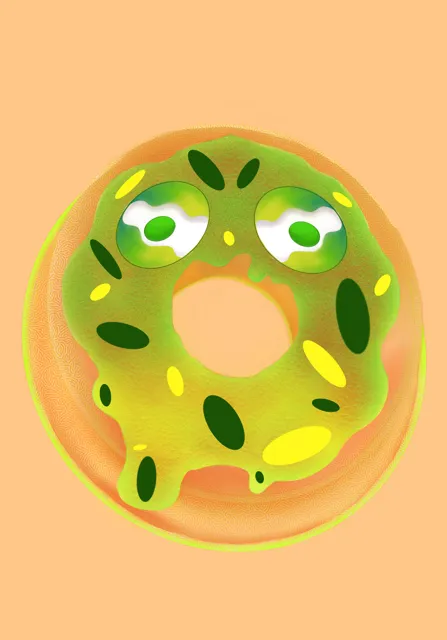 Bacteria Donut by Eyerratic